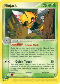 Ninjask - 18/97 - Dragon (DR) #18/97 - Rare Pokémon Trading Card