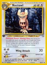 Noctowl - Neo Genesis (N1) #042/111 - Uncommon Pokémon Trading Card