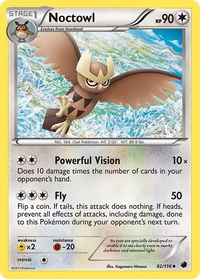 Noctowl - Plasma Freeze (PLF) #92/116 - Uncommon Pokémon Trading Card