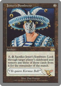Jester's Sombrero - Unglued (UGL) #76 - Rare Magic: The Gathering Trading Card