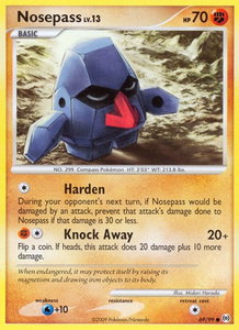 Nosepass - Arceus (AR) #69/99 - Common Pokémon Trading Card
