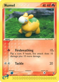 Numel - 69/97 - Dragon (DR) #69/97 - Common Pokémon Trading Card