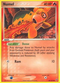 Numel - Deoxys (DX) #68/107 - Common Pokémon Trading Card
