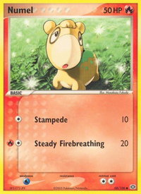 Numel - 058/106 - Emerald (EM) #58/106 - Common Pokémon Trading Card