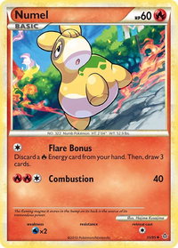 Numel - Unleashed (UL) #35/95 - Uncommon Pokémon Trading Card