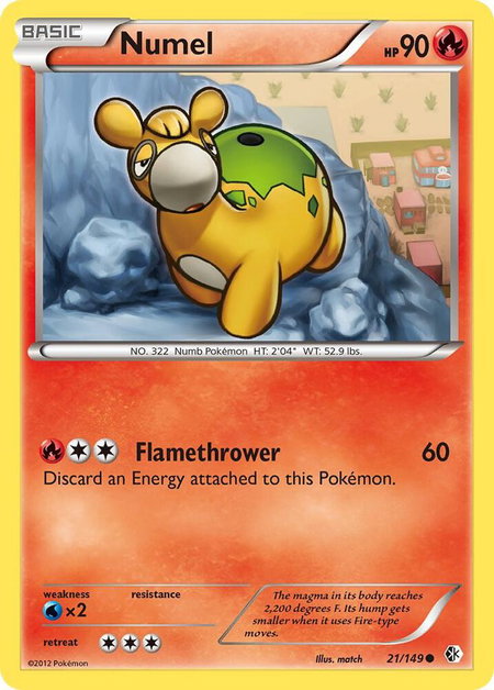 Numel - Boundaries Crossed Pokémon trading card
