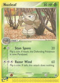 Nuzleaf - 49/100 - Sandstorm (SS) #49/100 - Uncommon Pokémon Trading Card