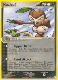 Nuzleaf - Hidden Legends (HL) #45/101 - Uncommon Pokémon Trading Card