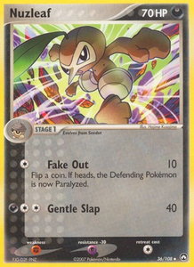 Nuzleaf - Power Keepers (PK) #36/108 - Uncommon Pokémon Trading Card