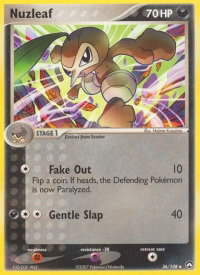 Nuzleaf - Power Keepers (PK) #36/108 - Uncommon Pokémon Trading Card