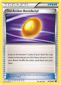 Old Amber Aerodactyl - Dark Explorers (DEX) #97/108 - Uncommon Pokémon Trading Card