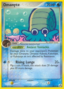 Omanyte - Legend Maker (LM) #60/92 - Common Pokémon Trading Card