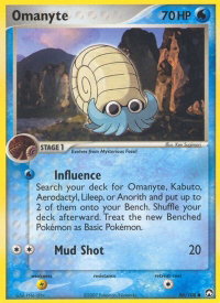 Omanyte - Power Keepers (PK) #56/108 - Common Pokémon Trading Card