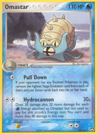 Omastar - Power Keepers (PK) #20/108 - Rare Pokémon Trading Card