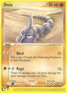 Onix - Sandstorm (SS) #71/100 - Common Pokémon Trading Card