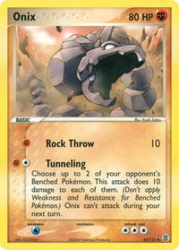 Onix - FireRed & LeafGreen (RG) #42/112 - Uncommon Pokémon Trading Card