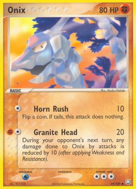 Onix - Team Rocket Returns Pokémon trading card
