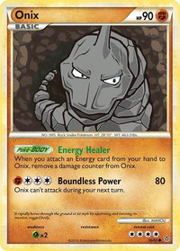Onix (56) - Unleashed (UL) #56/95 - Common Pokémon Trading Card