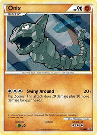 Onix (57) - Unleashed (UL) #57/95 - Common Pokémon Trading Card