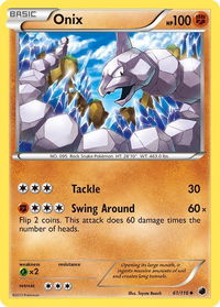 Onix - Plasma Freeze (PLF) #61/116 - Uncommon Pokémon Trading Card