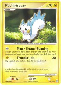 Pachirisu - Diamond and Pearl (DP) #35/130 - Rare Pokémon Trading Card