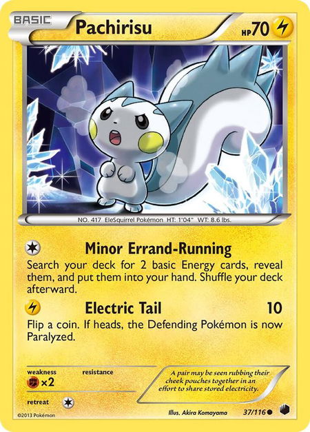 Pachirisu - Plasma Freeze Pokémon trading card