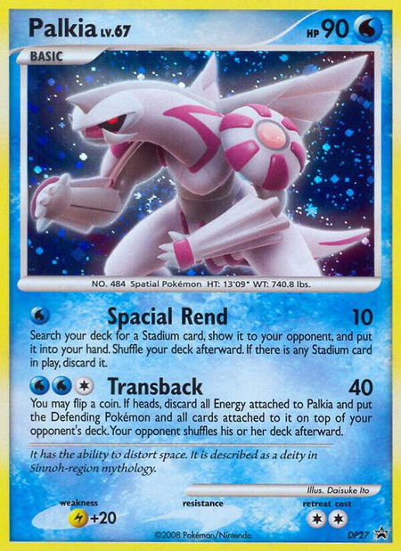 Palkia - DP27 - Diamond and Pearl Promos Pokémon trading card