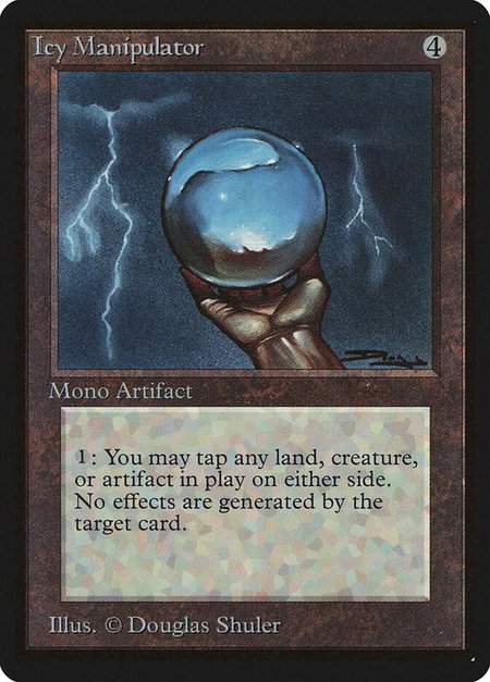 Icy Manipulator - Beta Edition Magic: The Gathering trading card