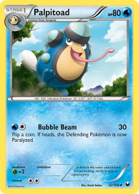 Palpitoad - Dark Explorers (DEX) #32/108 - Uncommon Pokémon Trading Card