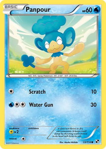 Panpour - Black and White (BLW) #33/114 - Common Pokémon Trading Card