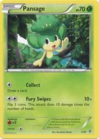 Pansage - Kalos Starter Set (KSS) #2/39 - Common Pokémon Trading Card