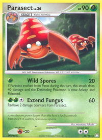 Parasect - Mysterious Treasures (MT) #58/123 - Uncommon Pokémon Trading Card