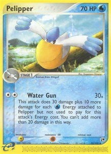 Pelipper - Sandstorm (SS) #50/100 - Uncommon Pokémon Trading Card