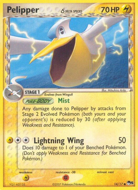 Pelipper (Delta Species) - POP Series 5 Pokémon trading card