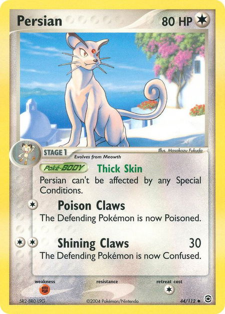 Persian - FireRed & LeafGreen Pokémon trading card