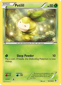 Petilil - Boundaries Crossed (BCR) #16/149 - Common Pokémon Trading Card