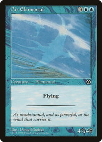 Air Elemental - Portal Second Age (P02) #31 - Uncommon Magic: The Gathering Trading Card