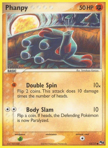 Phanpy trading card from POP Series 2 Phanpy - POP Series 2 Pokémon trading card