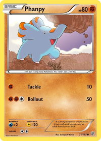 Phanpy - Plasma Storm (PLS) #71/135 - Common Pokémon Trading Card