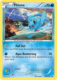 Phione - Legendary Treasures (LTR) #36/113 - Rare Pokémon Trading Card