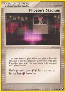 Phoebe's Stadium - Power Keepers (PK) #79/108 - Uncommon Pokémon Trading Card