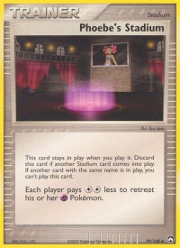 Phoebe's Stadium - Power Keepers (PK) #79/108 - Uncommon Pokémon Trading Card