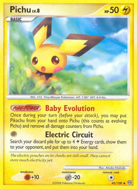 Pichu - Stormfront Pokémon trading card