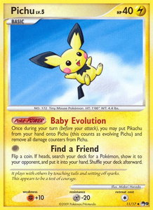 Pichu - POP Series 9 (POP) #011/017 - Uncommon Pokémon Trading Card