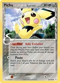 Pichu (Delta Species) - Holon Phantoms (HP) #76/110 - Common Pokémon Trading Card