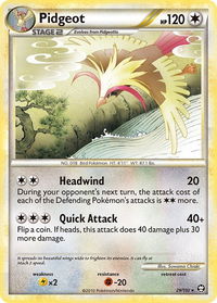 Pidgeot - Triumphant (TM) #29/102 - Rare Pokémon Trading Card
