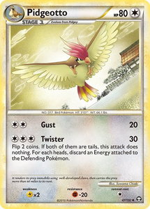 Pidgeotto - Triumphant (TM) #47/102 - Uncommon Pokémon Trading Card