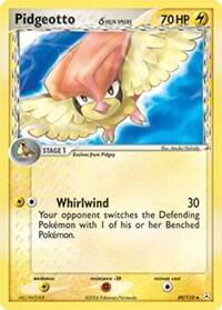 Pidgeotto (Delta Species) - Holon Phantoms (HP) #49/110 - Uncommon Pokémon Trading Card
