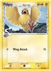Pidgey (Delta Species) trading card from Holon Phantoms Pidgey (Delta Species) - Holon Phantoms Pokémon trading card