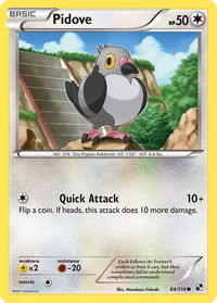 Pidove - Black and White (BLW) #84/114 - Common Pokémon Trading Card